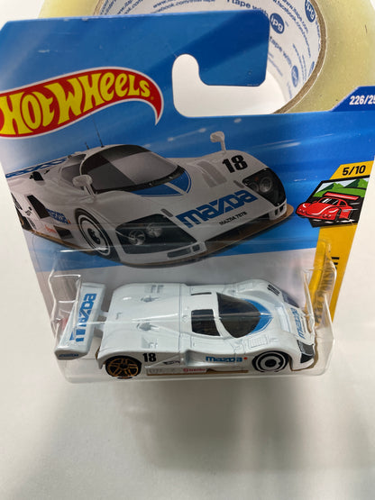 Hot Wheels 1/64 Mazda 787B Short Card White - Damaged Box