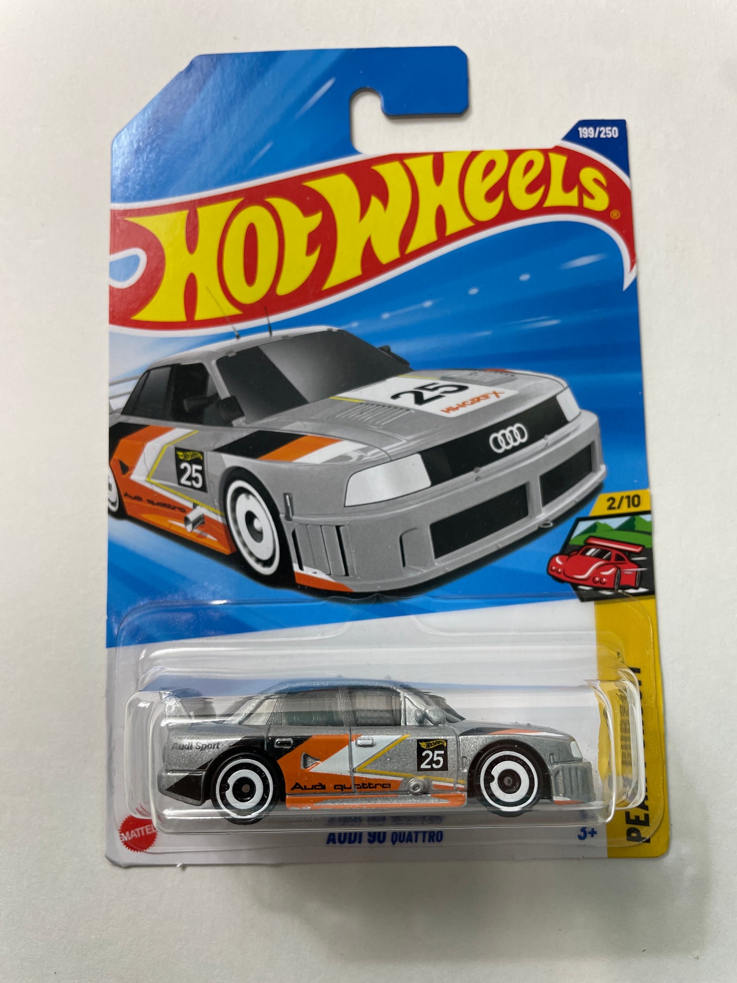 Hot Wheels 1/64 Audi 90 Quattro Silver