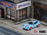 Ghost Player 1/64 Porsche Singer Turbo Gulf Blue & Orange