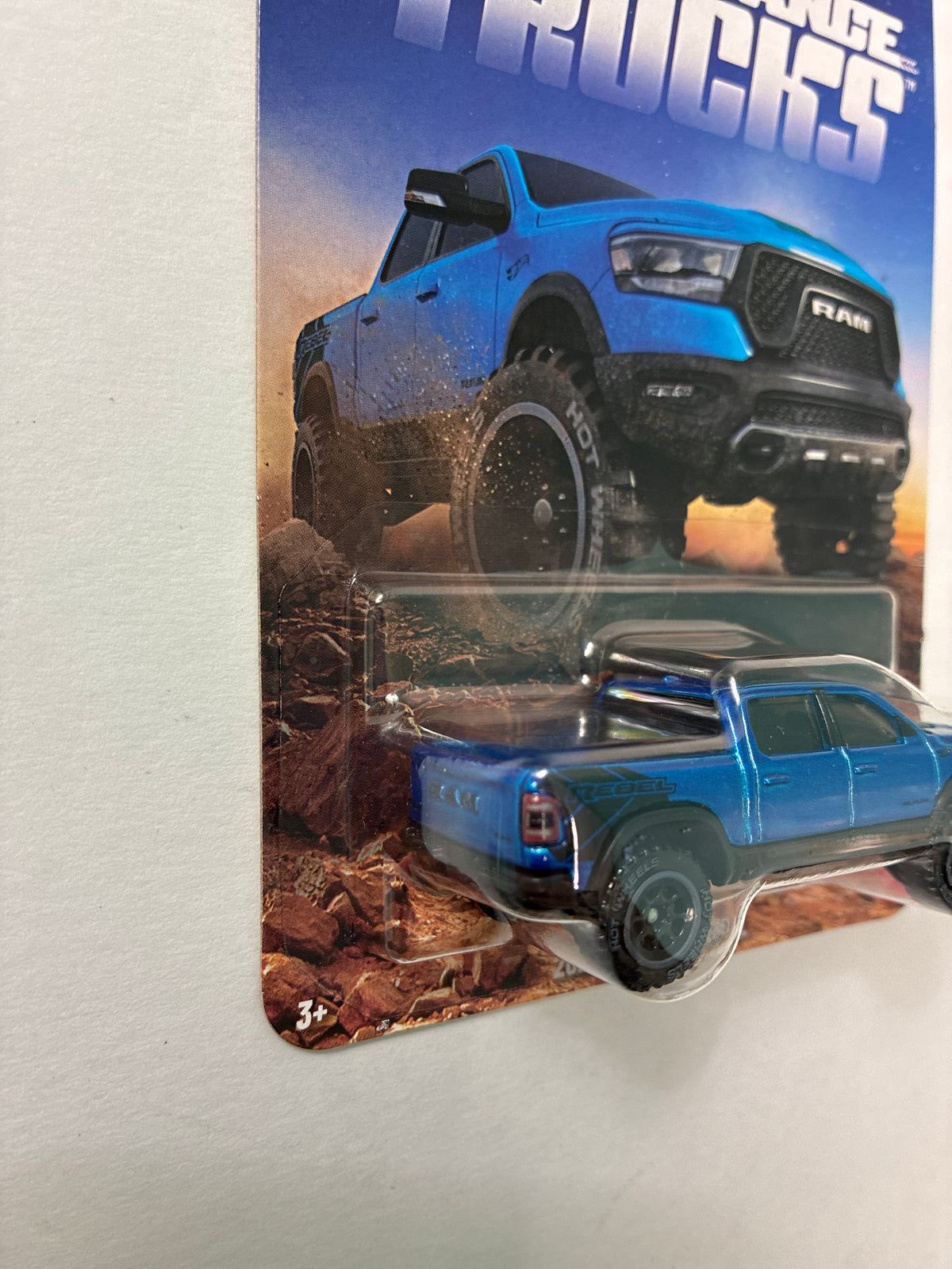 Hot Wheels 1/64 Silver Series Performance Trucks 2020 Ram 1500 Rebel Blue - JKX72