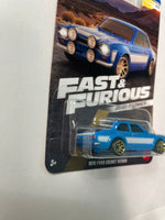 Hot Wheels 1/64 Fast And Furious Brian O’Conner 1970 Ford Escort RS1600 Blue