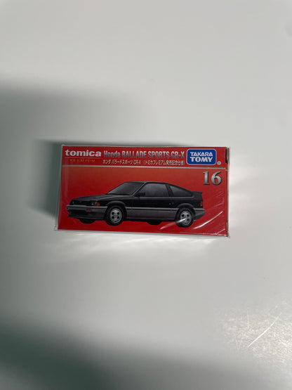 Tomica Premium 1/60 Honda Ballade sport CR-X n16 - commemorative - Black