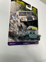 Hot Wheels 1/64 Car Culture Terra Trek Hummer H1 Blue