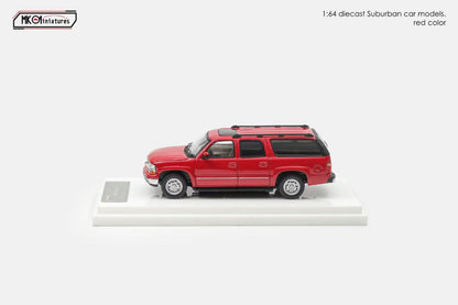 MK Miniatures 1/64 Chevrolet Suburban Red