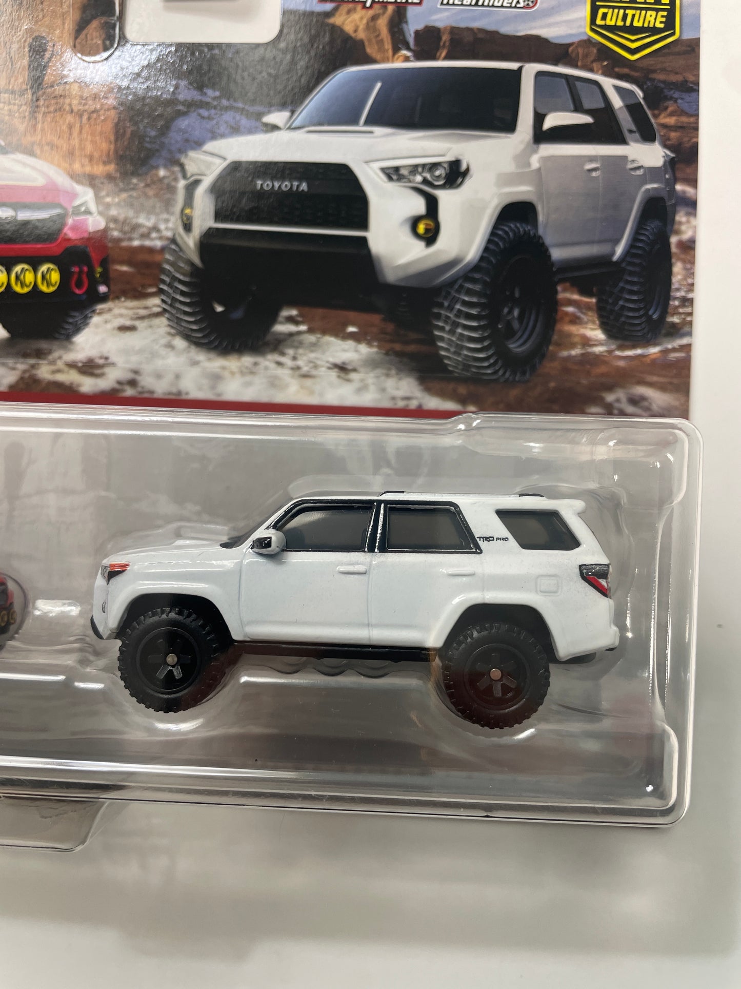 Hot Wheels 1/64 Premium Car Culture 2 Pack Subaru Crosstrek Red & 2018 Toyota 4Runner White - JBK98