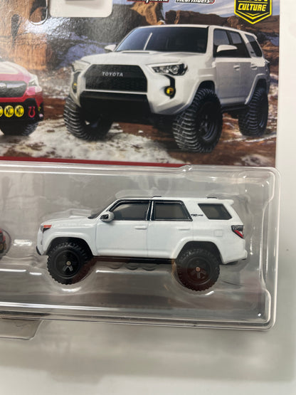 Hot Wheels 1/64 Premium Car Culture 2 Pack Subaru Crosstrek Red & 2018 Toyota 4Runner White - JBK98