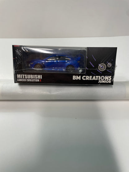 BM Creations 1/64 Mitsubishi Lancer Evolution X Blue