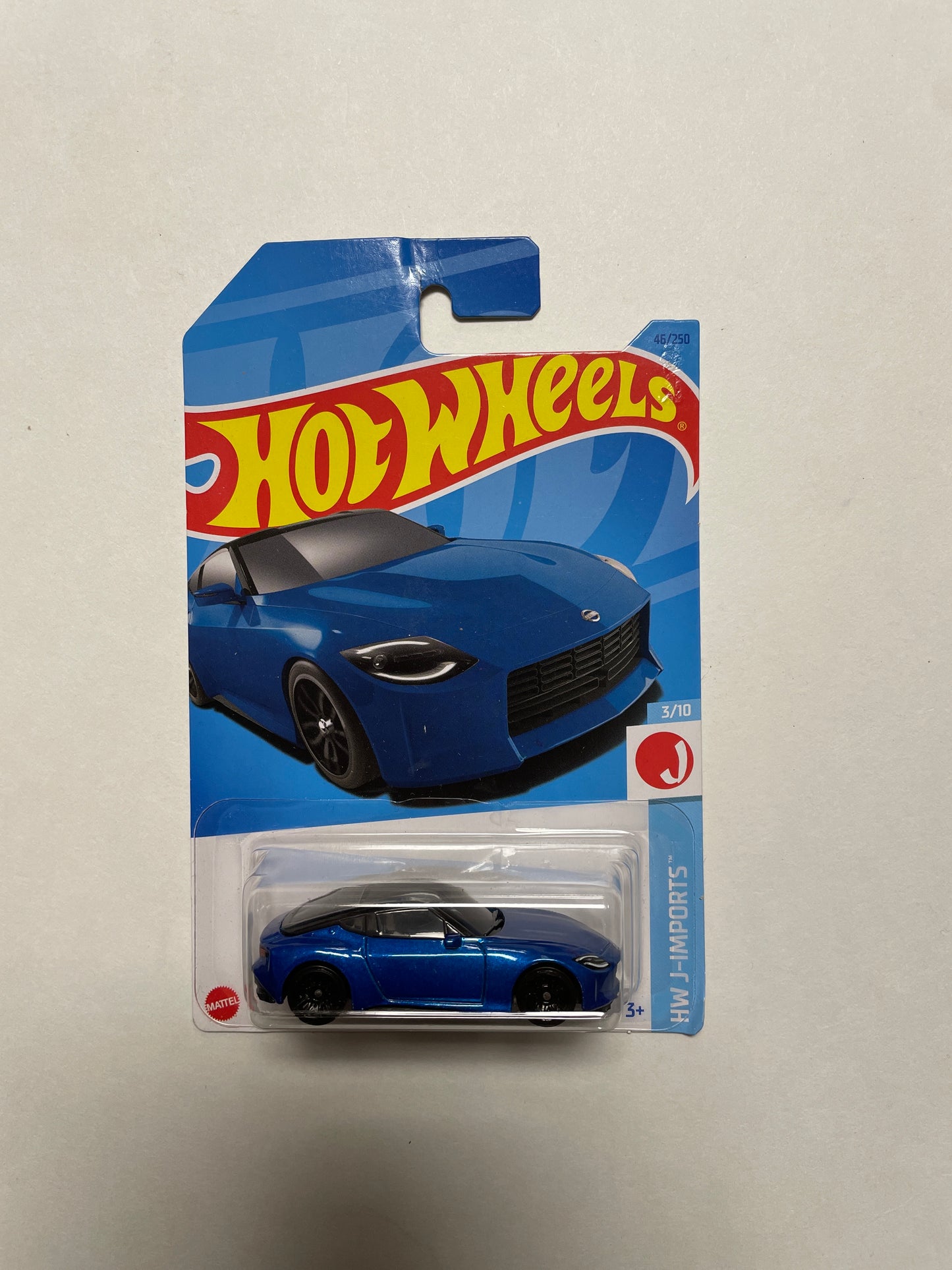 Hot Wheels 1/64 2023 Nissan Z Blue - Damaged Box