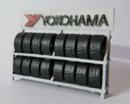 Figures 1/64 Shelf w/ Yokohama Tires