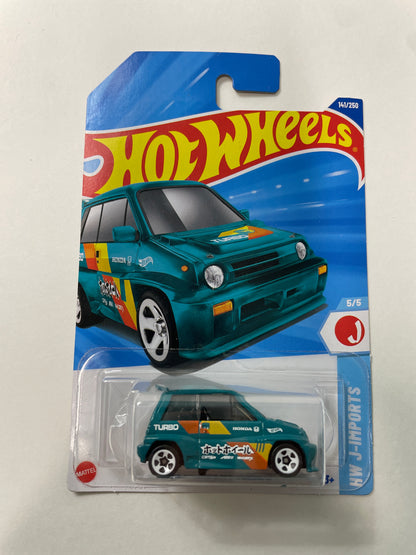 Hot Wheels 1/64 ‘85 Honda City Turbo II Teal