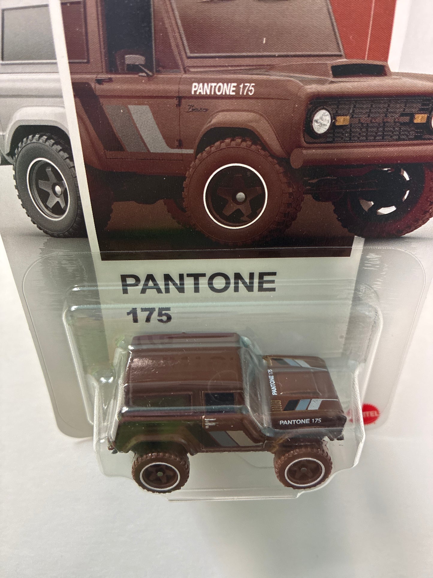 Hot Wheels 1/64 Silver Series Pantone #175 '67 Ford Bronco Brown - JKY65