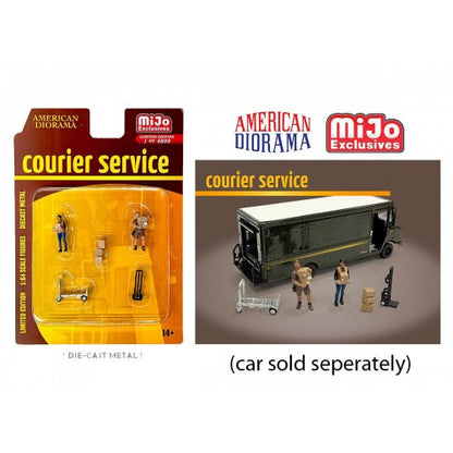 American Diorama 1/64 Mijo Exclusives Figures Set -Courier Service