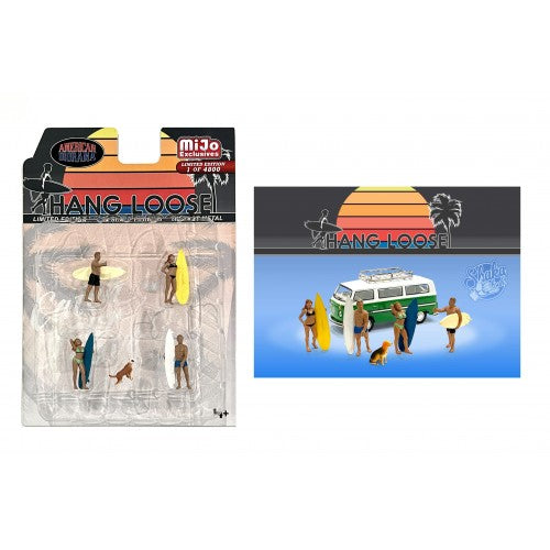 American Diorama 1/64 Mijo Exclusives Figures Set - Hang Loose