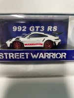 Street Warrior 1/64 Porsche 992 GT3 RS White