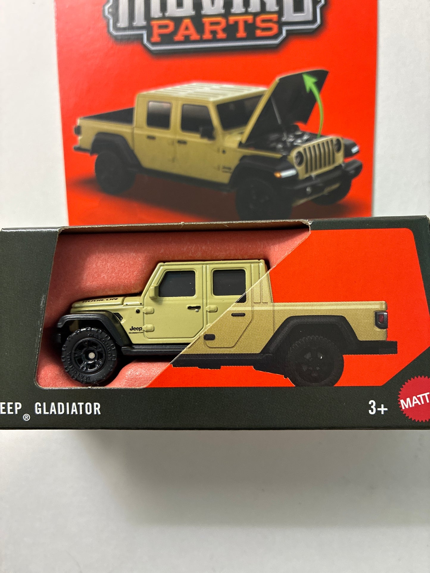 Matchbox 1/64 Moving Parts Jeep Gladiator Beige - JHV61