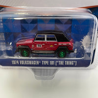 *Green Machine Chase* Greenlight 1/64 V-Dub 1974 Volkswagen Type 181 ( ‘The Thing’ )Red