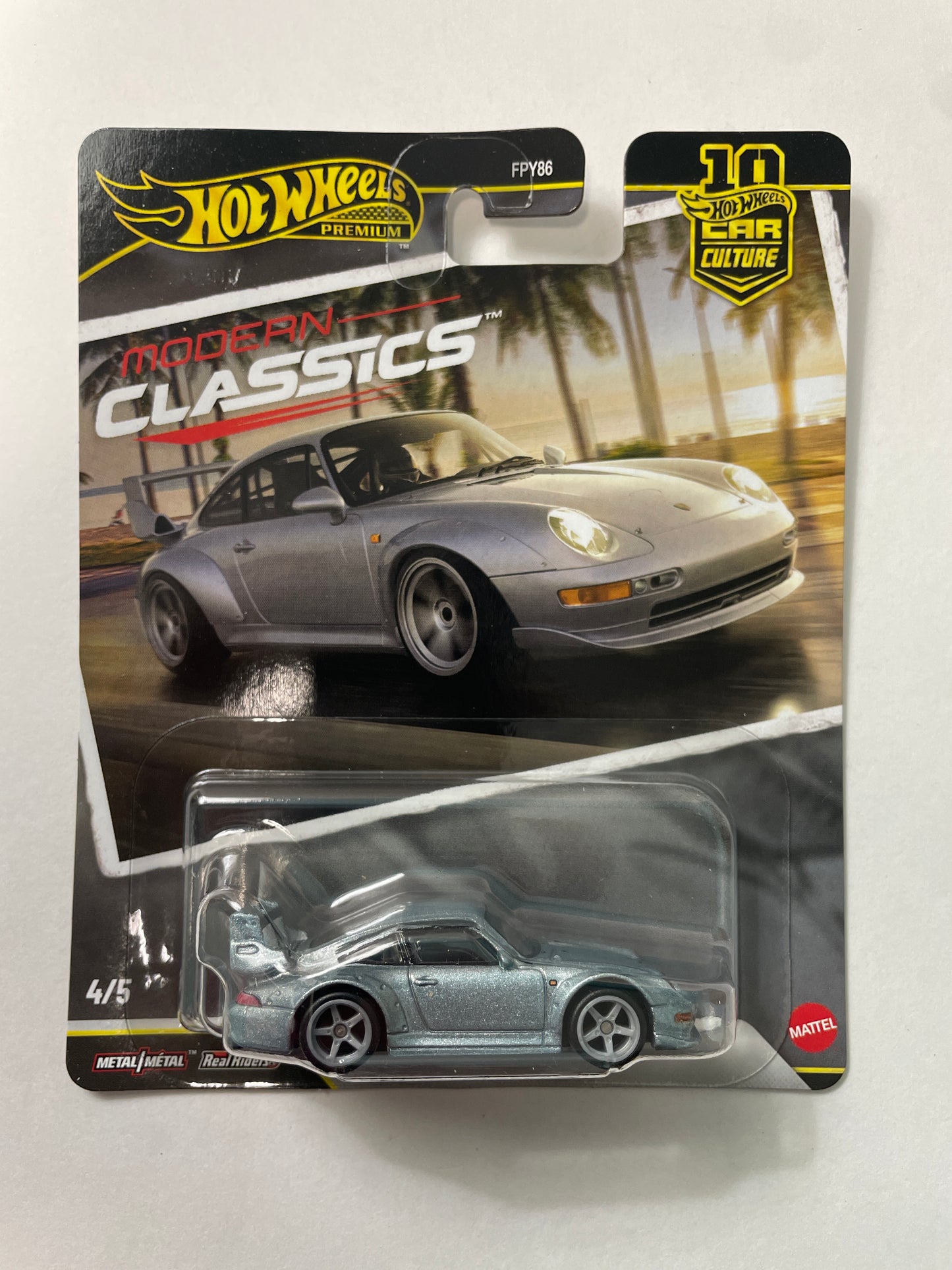 Hot Wheels 1/64 Car Culture Modern Classics 2026 Mix S Porsche 993 GT2 Silver - JKF16