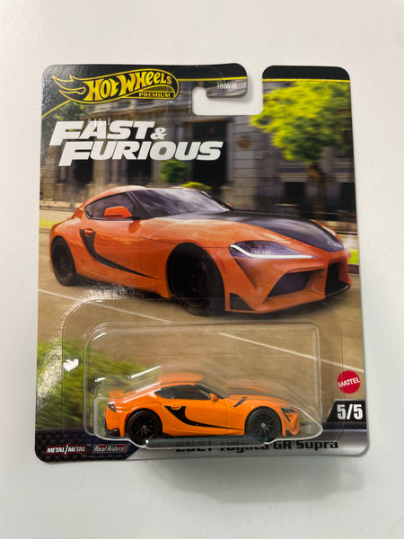 Hot Wheels 1/64 Fast & Furious Mix L 2021 Toyota GR Supra Orange
