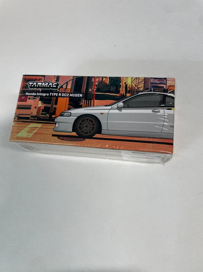 Tarmac Works 1/64 Honda Integra Type R DC2 Mugen White Global64 - T64G-TL059-WH