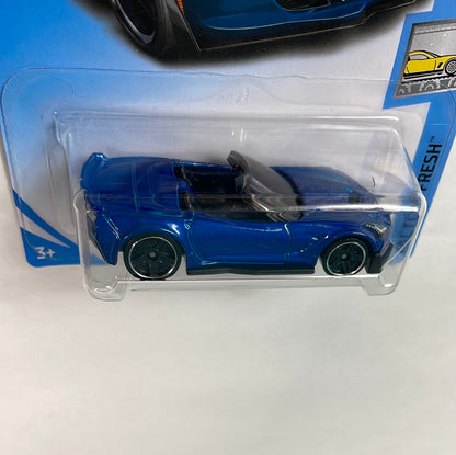 Hot Wheels 1/64 Chevrolet Corvette C7 Z06 Convertible Blue