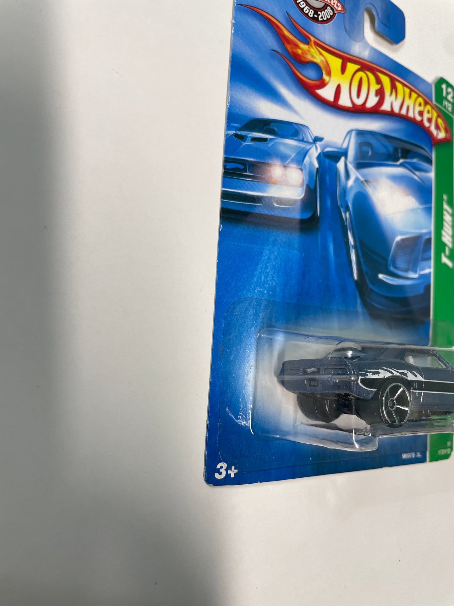 Hot Wheels 1/64 Treasure Hunt '69 Camaro Blue - Damaged Box