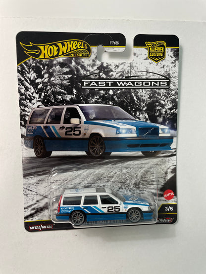 Hot Wheels 1/64 Car Culture Fast Wagons Set of 5 (FPY86-961J)