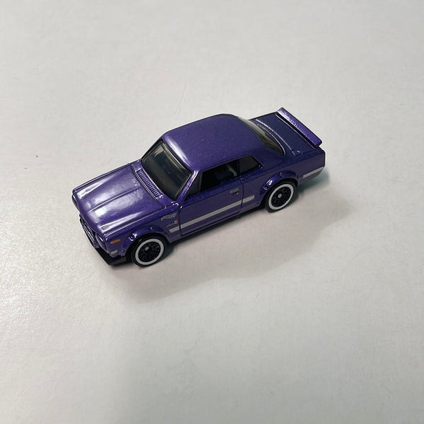 *Loose* Hot Wheels 1/64 Nissan Skyline H/T 2000 GT-X Purple