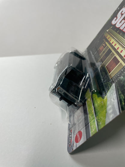 Hot Wheels 1/64 Pop Culture Old School 1979 Dodge Ram Van Black - Damaged Box