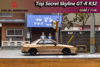 Focal Horizon 1/64 Nissan Skyline GT-R R32 VR32 Top Secret Gold