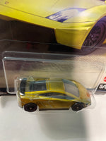 Hot Wheels 1/64 Fast & Furious Mix M Lamborghini Gallardo LP 570-4 Superleggera Gold - Damaged Box