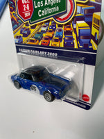 *Signed* Hot Wheels 1/64 38th Annual Collectors Convention Los Angeles Matt Gabe Dinner Set #690 Datsun Fairlady 2000 Blue (Read Description)