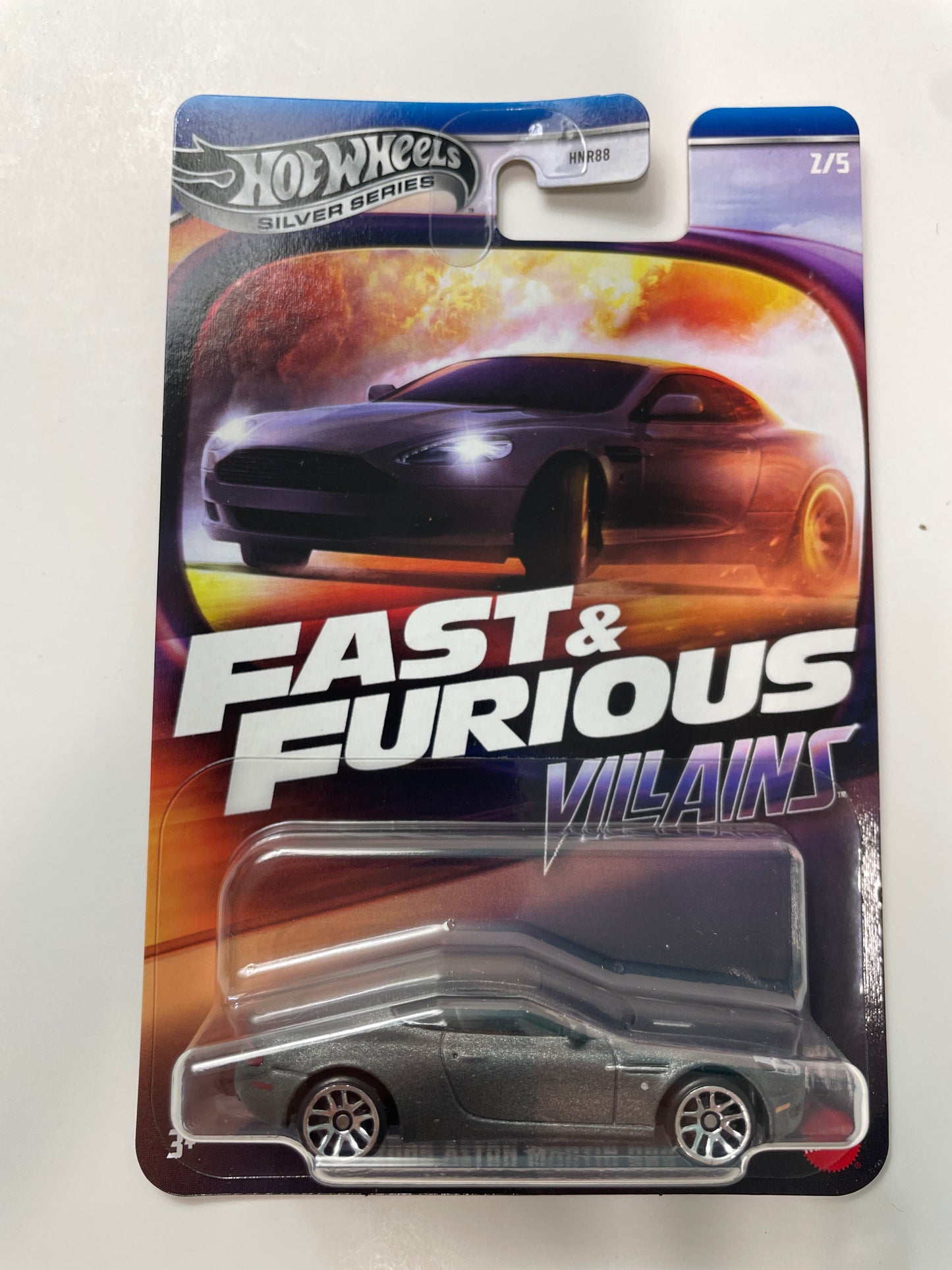 Hot Wheels 1/64 Fast And Furious Villains 2005 Aston Martin DB9 Silver