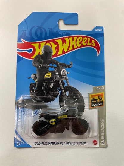 Hot Wheels 1/64 Ducati Scrambler Hot Wheels Edition Black - Damaged Box