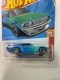 Hot Wheels 1/64 ‘69 Ford Mustang Boss 302 Blue & Green