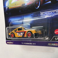 Hot Wheels 1/64 Car Culture Exotic Envy ‘71 Porsche 911 Yellow