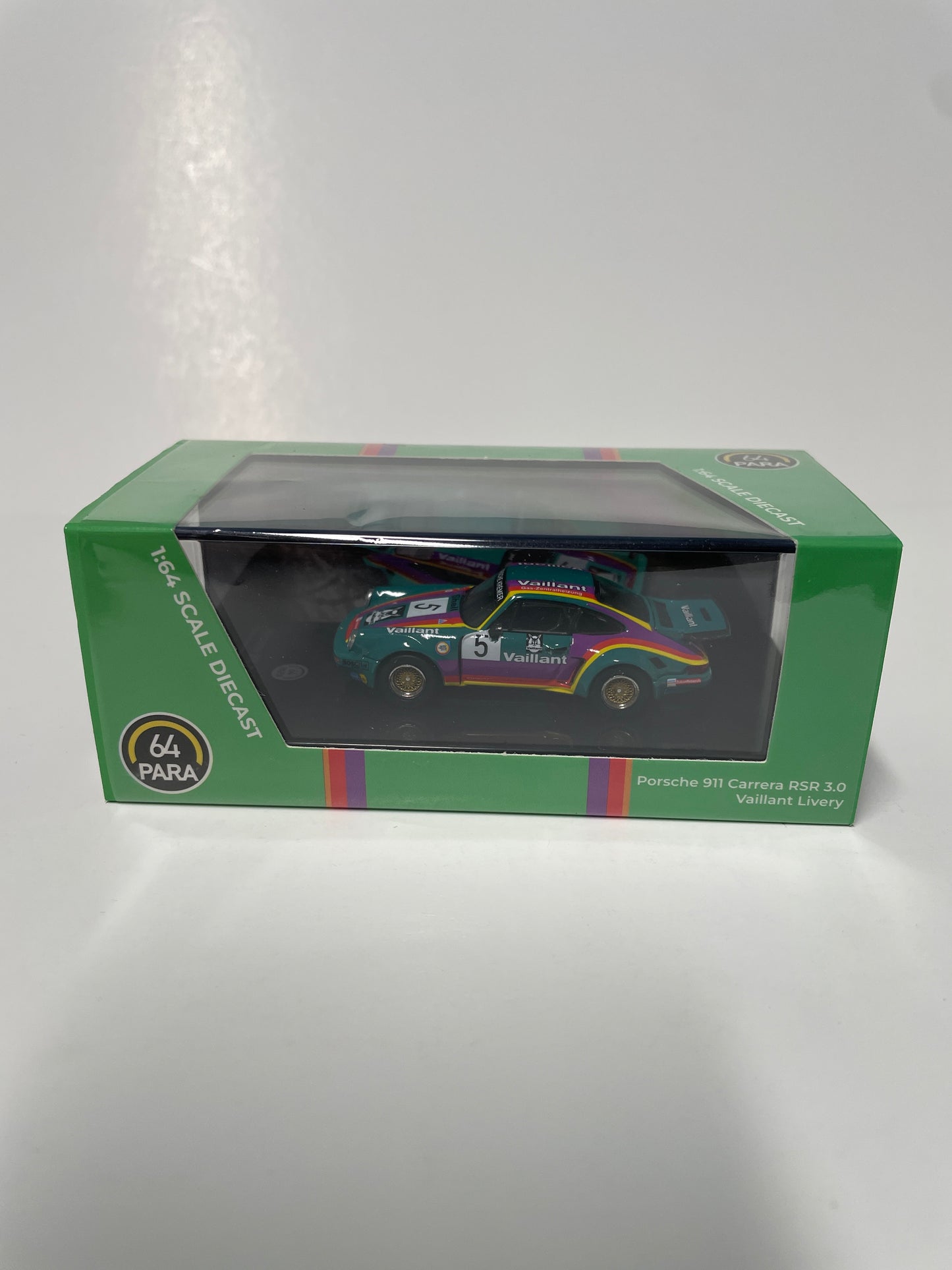 Para64 1/64 Porsche 911 Carrera RSR 3.0 Kremer Racing Vaillant Green
