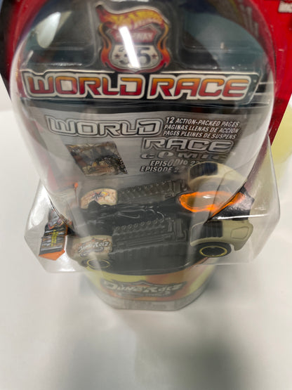Hot Wheels 1/64 Highway 35 World Race Dune Ratz Krazy 8s Grey - Damaged Box
