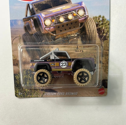 Hot Wheels 1/64 Baja 4x4 Custom Ford Bronco Purple