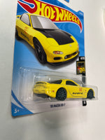 Hot Wheels 1/64 ‘95 Mazda RX-7 Yellow