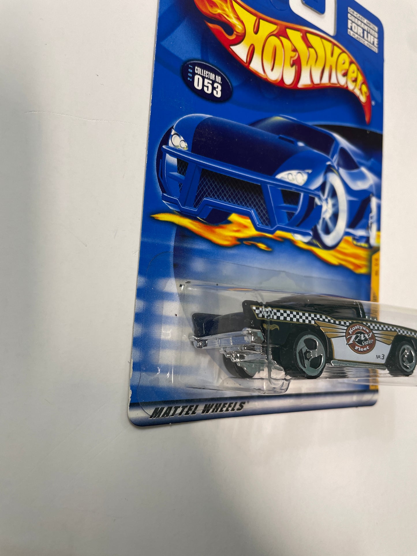 Hot Wheels 1/64 ‘57 Chevy Black - Damaged Box