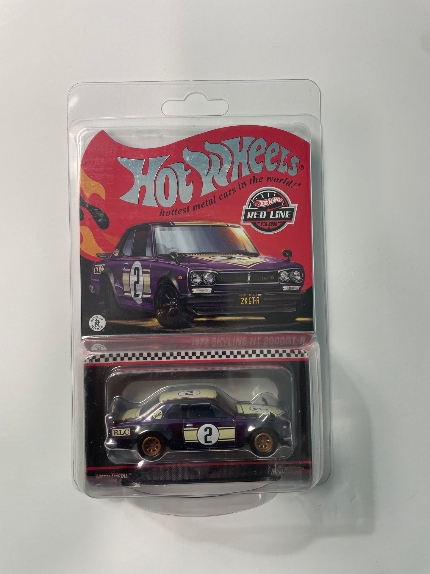 Hot Wheels 1/64 RLC 1972 Nissan Skyline HT 2000GT-R Purple