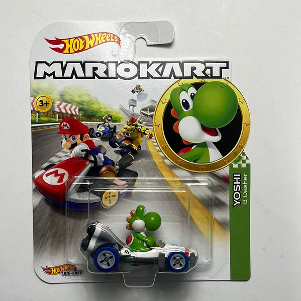 Hot Wheels Mario Kart Yoshi w/ B Dasher