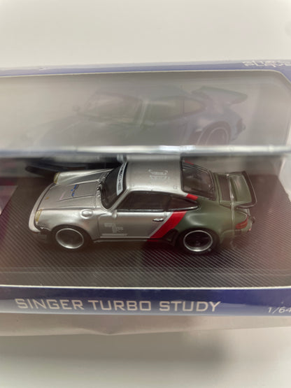 Ghost Player 1/64 Porsche Singer Turbo Study Cyberpunk Livery Silver