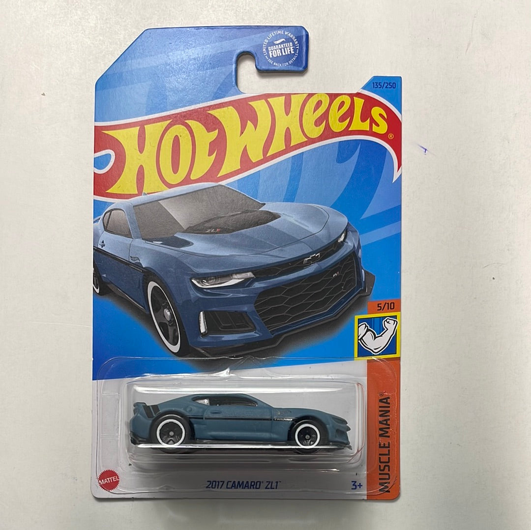 Hot Wheels 1/64 Kroger 2017 Camaro ZL1 Blue