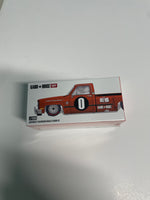 Mini GT x Kaido house 1/64 Chevrolet Silverado Dually KAIDO WORKS V2 Orange