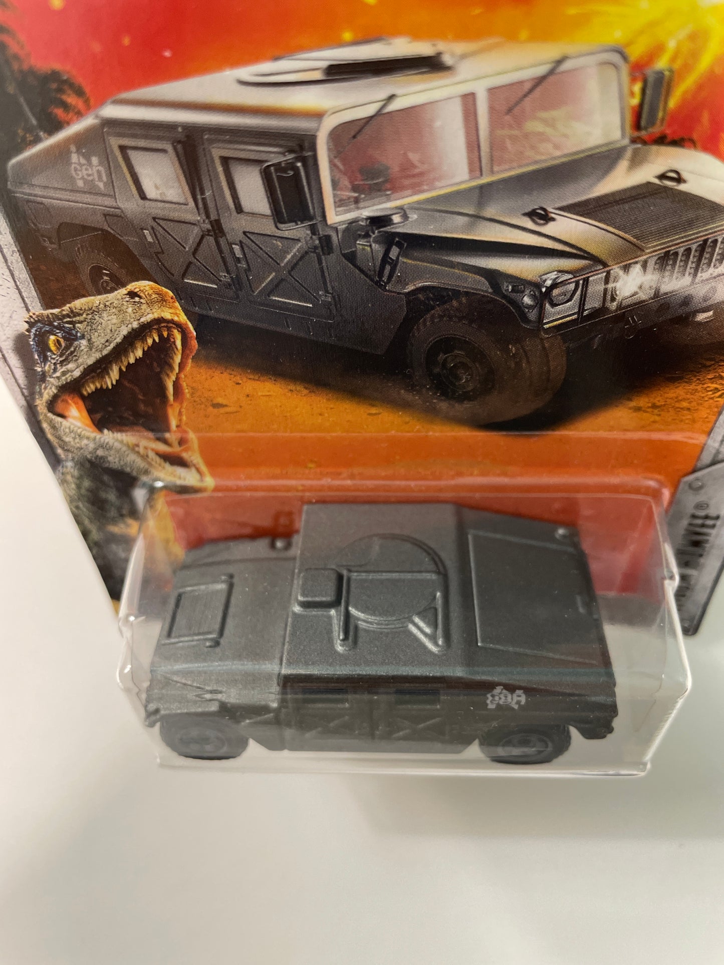 Matchbox 1/64 Jurassic World Ingen Humvee Grey