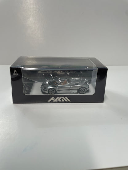 HKM 1/64 Pagani Zonda 760 Silver