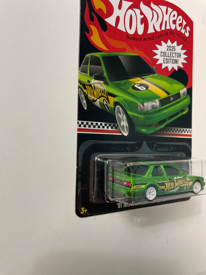 Hot Wheels 1/64 Mail In Collector Edition '91 Nissan Sentra SE-R Green - JCB43-NK910