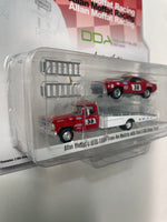 Greenlight x Acme 1/64 Allan Moffat’s #38 1969 Trans Am Mustang w/ Ford F-350 Ramp Truck Red