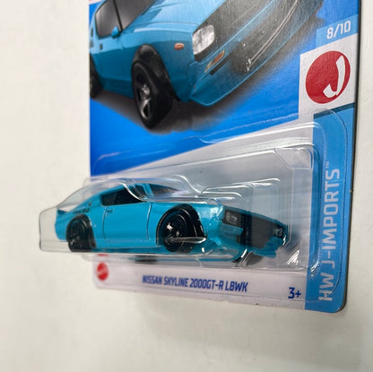 Hot Wheels 1/64 Nissan Skyline 2000GT-R LBWK Blue - Damaged Box